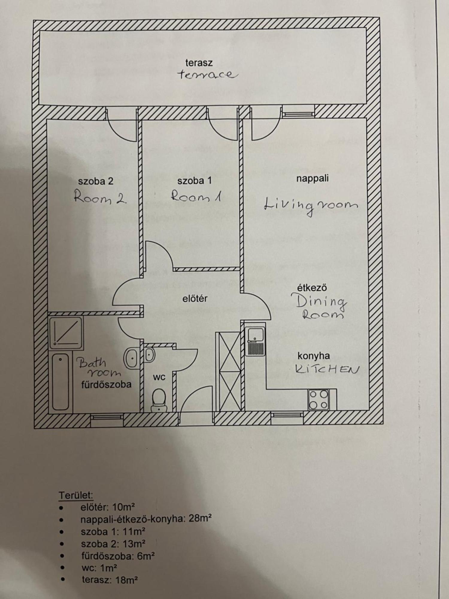 Brookforest Belvarosi Apartman Ντέμπρετσεν Εξωτερικό φωτογραφία